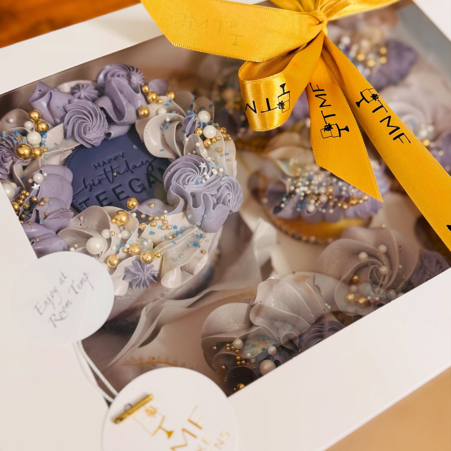 Mini Bento Cake and Cupcakes