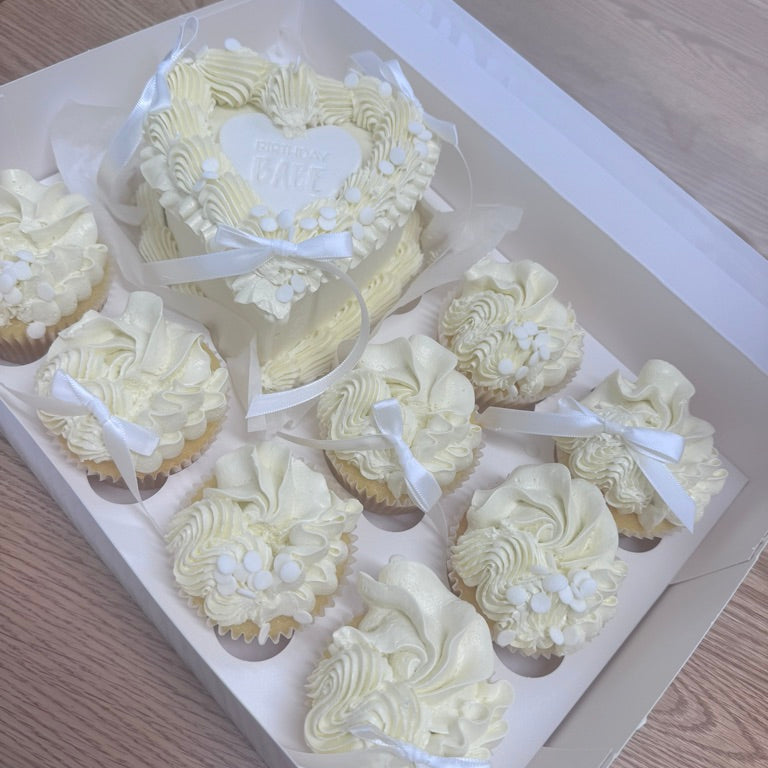 Mini Bento Cake and Cupcakes