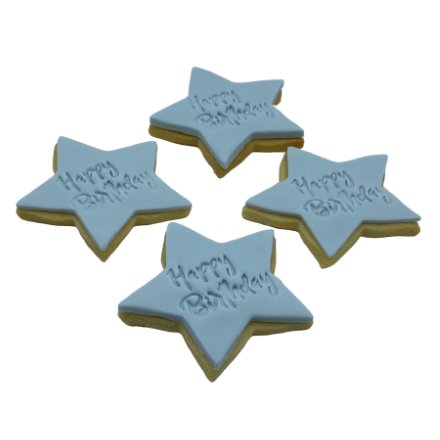 "Happy Birthday" Cookies - 12 Pack - TMF Cake Designs