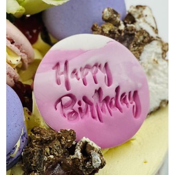 Round Stamped Topper