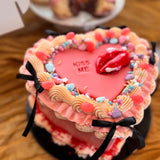 Valentine's Small Heart Cake - Serves 8-10