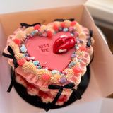 Valentine's Small Heart Cake - Serves 8-10