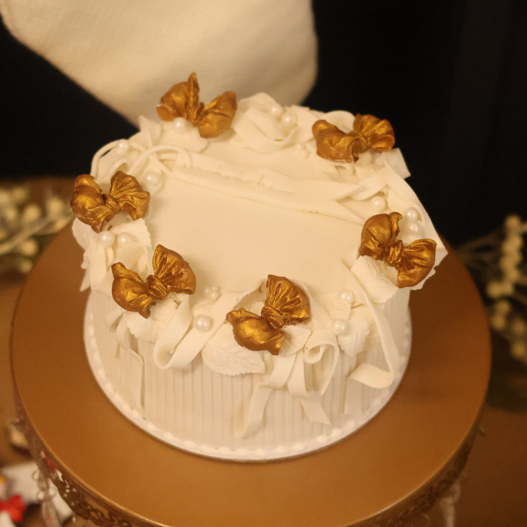 Decorated Classic Christmas cake