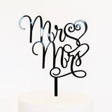 Acrylic Cake Topper - Engagement, Wedding, Anniversary - TMF Cake Designs