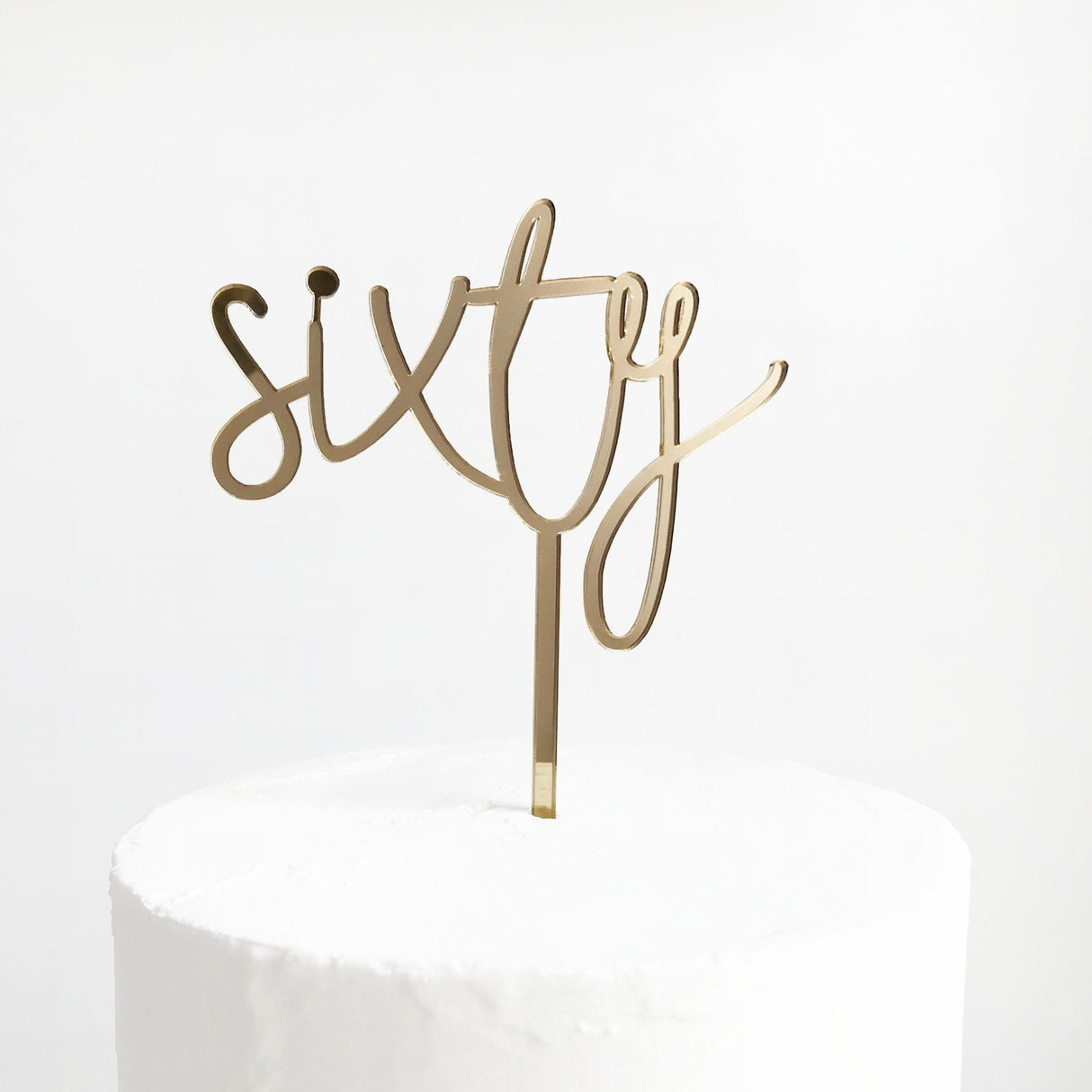 Acrylic Cake Topper - Milestone Numbers - TMF Cake Designs