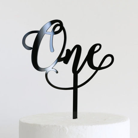 Acrylic Cake Topper - Milestone Numbers - TMF Cake Designs