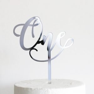 Acrylic Cake Topper - Milestone Numbers - TMF Cake Designs