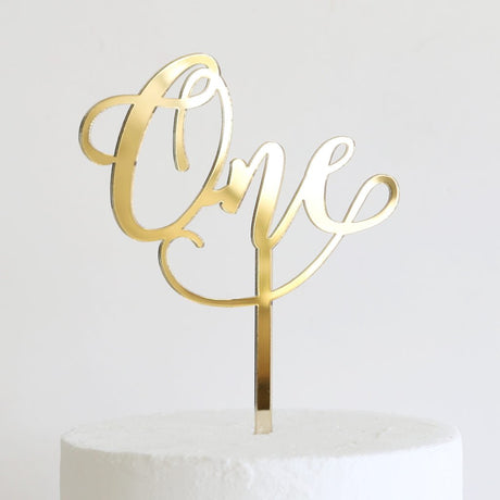 Acrylic Cake Topper - Milestone Numbers - TMF Cake Designs