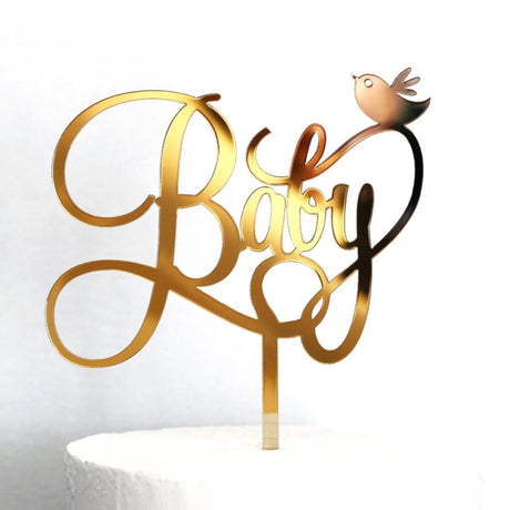 Acrylic Cake Toppers - Baby Shower - TMF Cake Designs