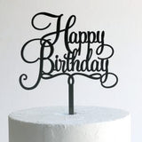 Acrylic Cake Toppers - Birthday - TMF Cake Designs